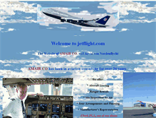 Tablet Screenshot of jetflight.com
